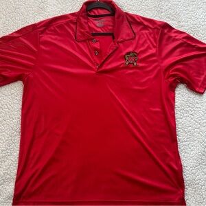 Maryland Terrapins Polo Shirt – XL – Red – New